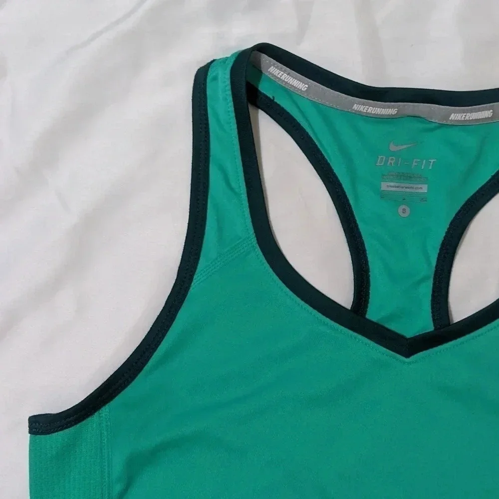 Nike Running Dry Fit Tank Top, Color Green Size S